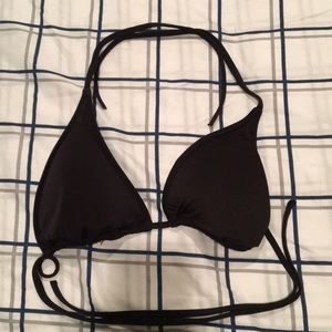 Victoria secret padded black bikini top